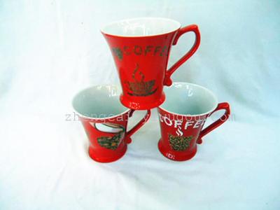 PIN ceramic coffee cups mugs red ceramic mug Cup