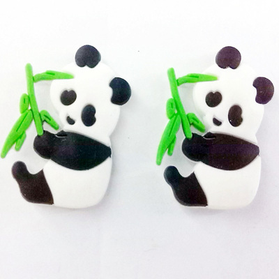 The little panda small animal magnet magnetic buckle mix of direct PVC soft cartoon refrigerator