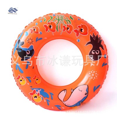 Inflatable toys children toy 60cm cartoon smooth waist swim ring arm circle ring