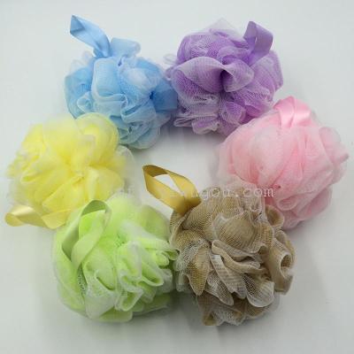 Two sets of nets bathing bath ball color flower color bath