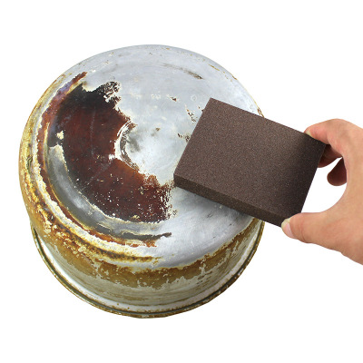 Nano-silicon carbide descaling clean kitchen with pot magic erasure Coke stains sand sponge