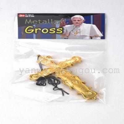 Manufacturers direct cross necklace priest cross gold and silver cross
