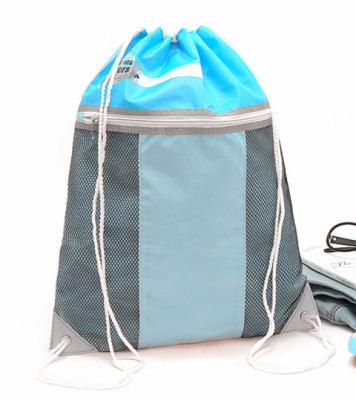 Men outdoor sport backpack DrawString beam shoe bag DrawString backpack