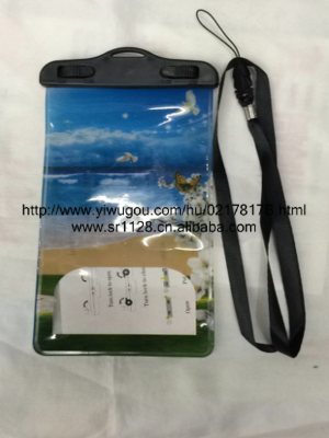 Cartoon Mobile phone waterproof bag Apple Samsung universal