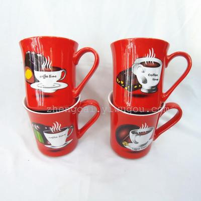 Ceramic coffee cup advertising Cup glazed ceramic mugs