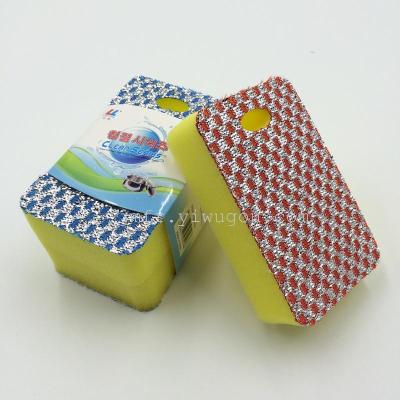 Square flat onion King of scrubbing sponge sponge cleaning block