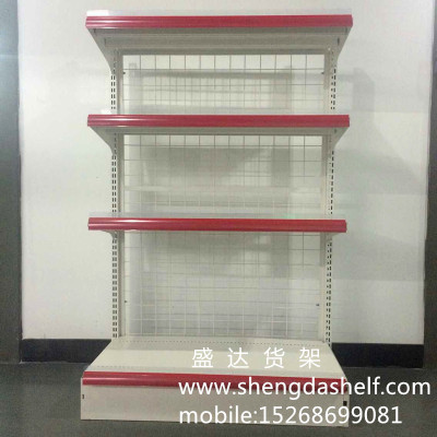 Shengda shelves Shelves store back mesh shelf