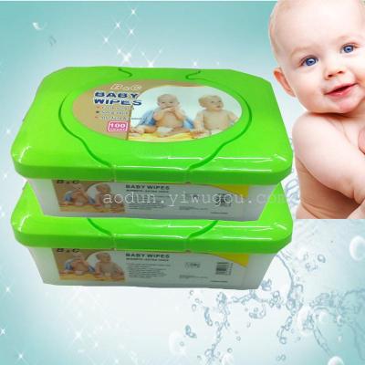 Infant boxed wipes babay wipes wet tissue paper factory direct wholesale export