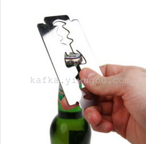 creative razor blade bottle opener card knife bottle opener new exotic products