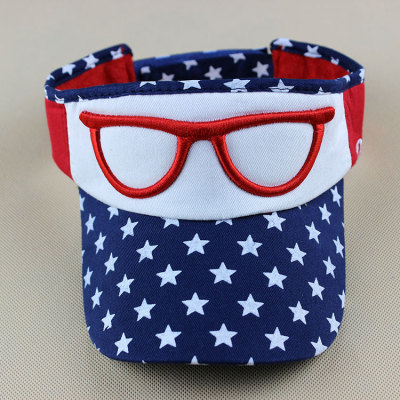 Star print baby Cap glasses for men and women embroidered Cap