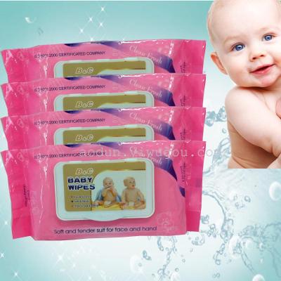 Factory direct stamped 100 PCs baby wipes baby wipes care wipes