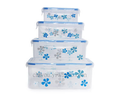 Foreign trade sell, fashion food container sets，lunch box ，Refrigerator storage box CY-2136