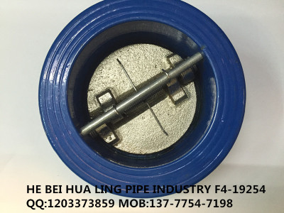 Butterfly check valve, teflon pad check valve, 304 plate check valve, all stainless steel check valve