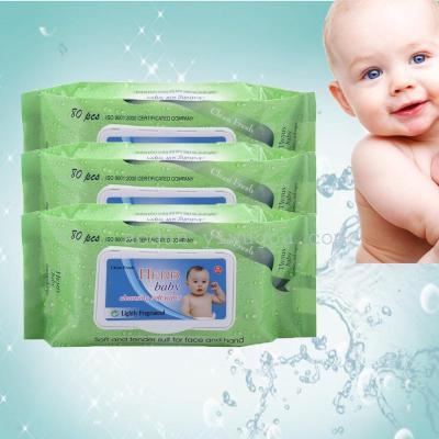 Wet wipes 80 PCs factory wholesale outlet with cover paper baby wipes baby wipes clean