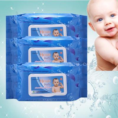 Baby wipes 80 babay wipes wipes the tape covers factory direct export