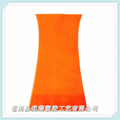 Customized simple plastic PVC vase, PVC folding vase