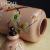 Handicraft ceramic canister-style painted cherry Warbler home accessories gift ornaments move commodity medium