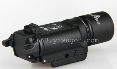 X300 bright light LED flashlight tactical long-range private-with clamp with rail flashlight