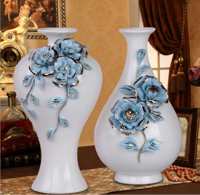 Gao Bo Decorated Home  European home arts and crafts ceramic vases hand-kneaded ceramic crafts