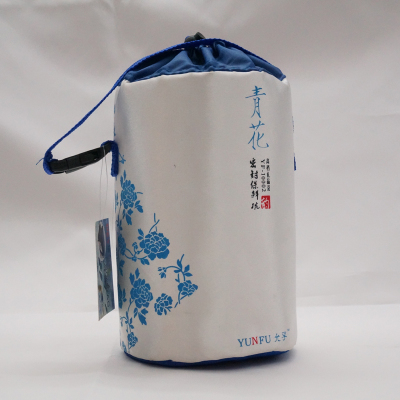Blue and white cooler bag insulated bag cooler bag portable cooler bag lunch bag