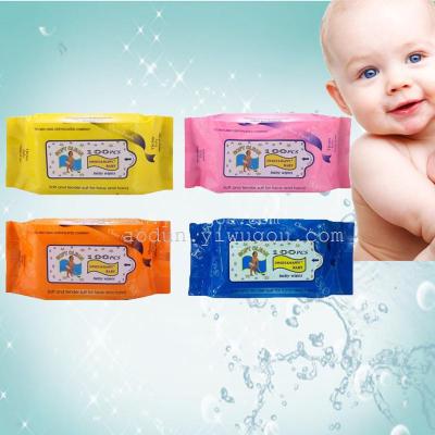 Baby wipes 80 babay wipes wipes the tape covers factory direct export