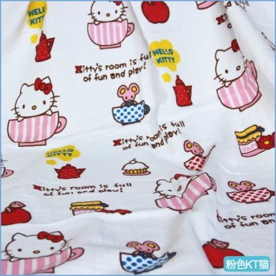 Cotton waffle honeycomb pharmaceutical baby cartoon printed bath towel towel towel 85*85