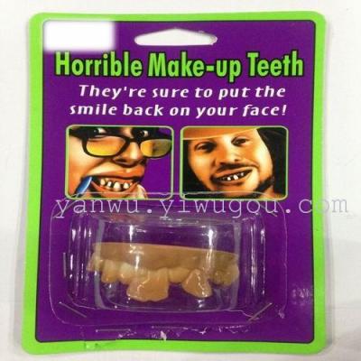 Dance Factory Direct Sales Wansheng Horror Tooth Socket Dentures Tooth Decay