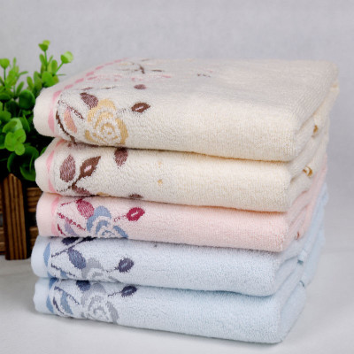Cotton thread rose flower towel high - grade absorbent gift towel