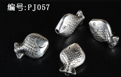 PJ057 Tibetan silver fish shape series Accessories Accessories General accessories wholesale