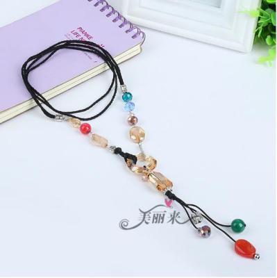 Sweater chain female Korean fashion luxury accessories wholesale jewelry clavicle Long Necklace
