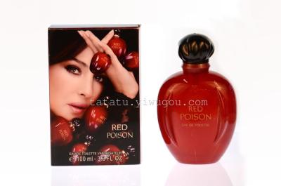 The factory sells RED POISON customized perfume directly in foreign trade in 2015