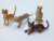 Stock plastic PVC imitation animal toys 12 dimensional simulation model of cat