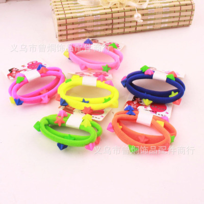 Fashion Korean edition hair ring super durable quality rubber band hair rope hair accessories one yuan wholesale.