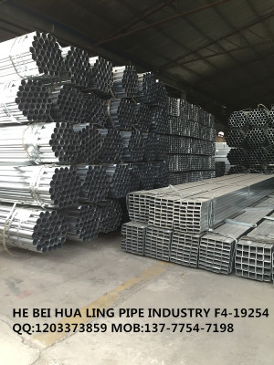 Manufacturers direct galvanized iron pipe, greenhouse pipe, can determine the size, welcome to consult