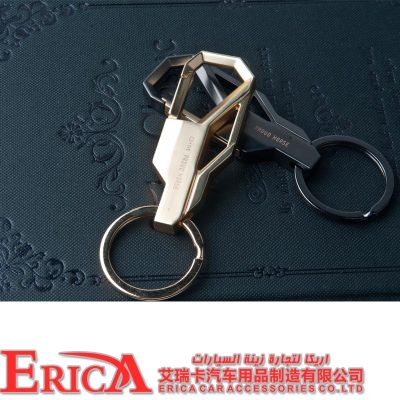 Car key chain men's waist creative high-end business key chain car Keychain stainless steel key ring