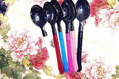 Disposable spoons plastic water spoon