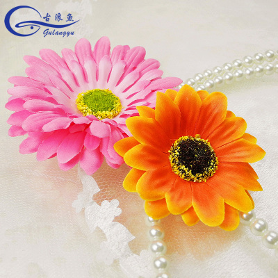The Bohemia big flower hair clip band sunflowers African Daisy flower headdress beach accessories holiday accessories
