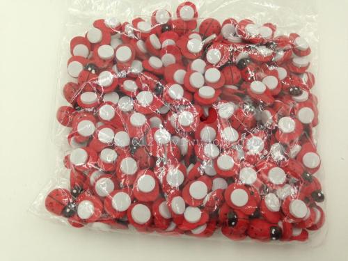 mini ladybug wooden beetle cartoon beetle moss micro landscape succulent ornaments