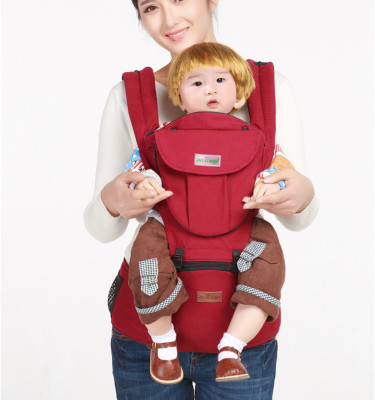 New Burden Reduction Baby Hipseat Carrier Multi-Functional Breathable Type Multi-Color Optional Factory Direct Sales Wholesale