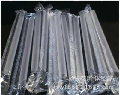 Disposable siphon wholesale Pearl milk tea colored disposable plastic straws