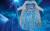Frozen ice stage performances of Cinderella Princess Elsa dress child costume