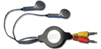 Js - 1206 telescopic earphone with a 3.5 mm earphone