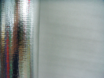 Aluminum film pearl cotton foam ice pack material aluminum film insulation material woven aluminum film stock