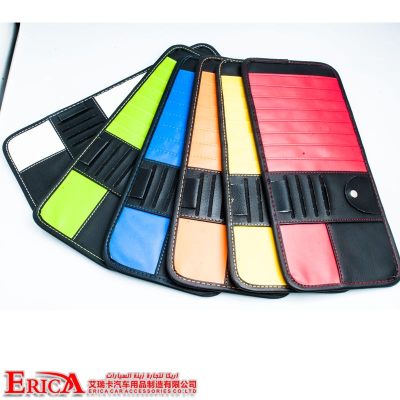 Wholesale mixed batch/CD sports car sun visor CD bag clip color optional