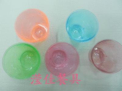 Disposable glass glass glass party wine glass color cups