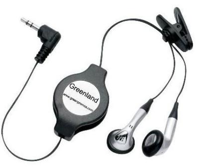 Js - 1393 MP3 earphone telescopic earphone gift earphone