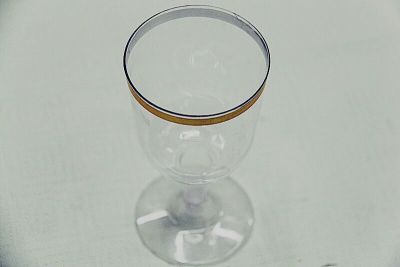 Disposable plastic cup glass Ocean glass red wine