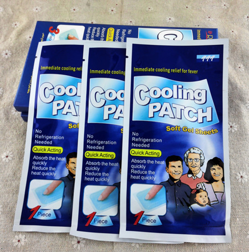 Family Portrait Cooling Gel Sheets Soft Gel Physical Defervescence Fever Reduction Cooling Gel Sheets Children Ice Stick Exclusive for Foreign Trade