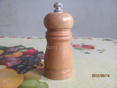 Kitchen products grinder wood pepper mill pepper mill bottom ceramic pepper mill