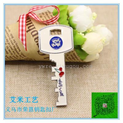 Foreign trade creative key button metal key buckle